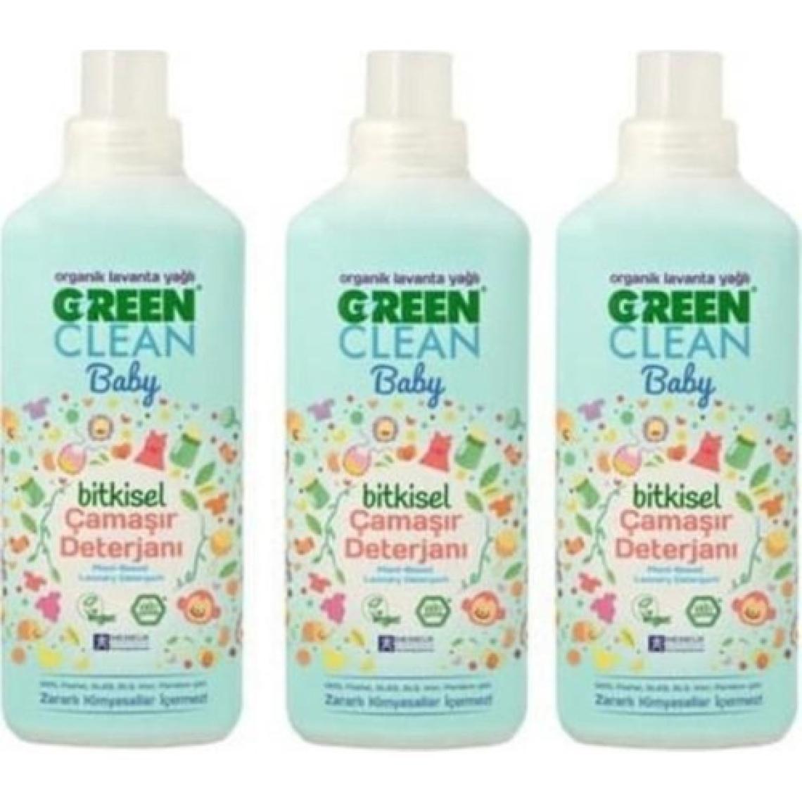 Green Clean U Baby Çamaşır Deterjanı 1 Lt x 3