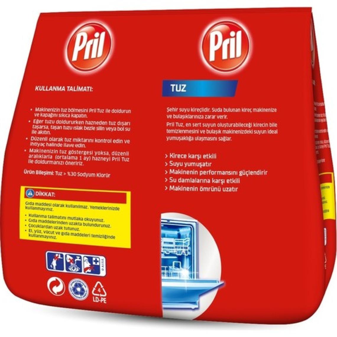 Pril Bulaşık Makinesi Tuzu 6kg (3pk*2kg)