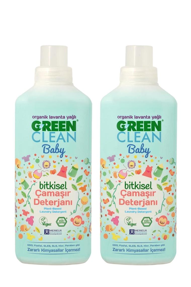 Organik Lavanta Yağlı Baby Bitkisel Çamaşır Deterjanı 1000 ml - 2'li
