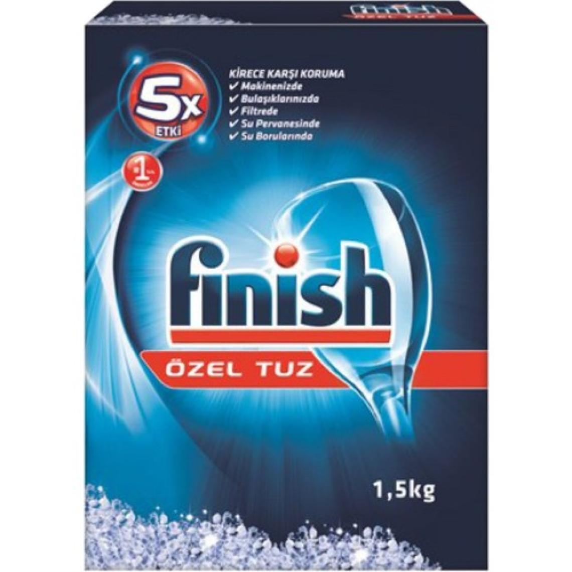 Finish 5 Etkili Bulaşık Makinesi Tuzu 4 x 1500 G