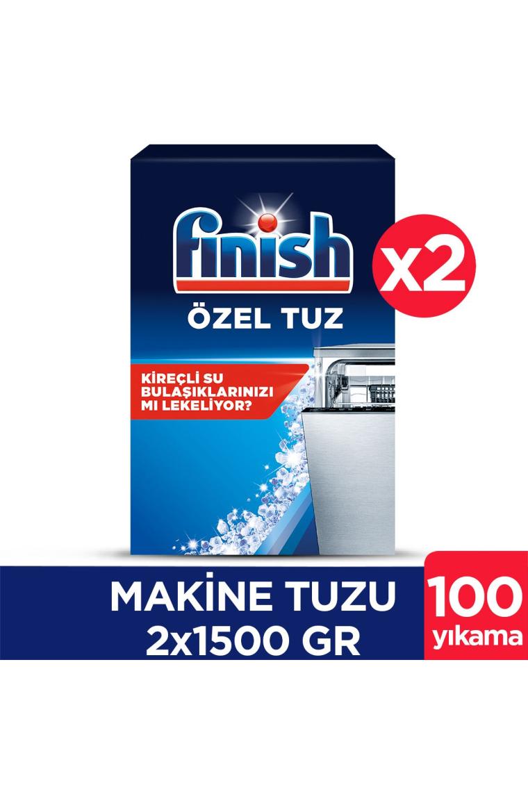 Bulaşık Makinesi  Tuzu  Kireç Kalıntılarına Karşı Koruyucu  2 x 1500 gr