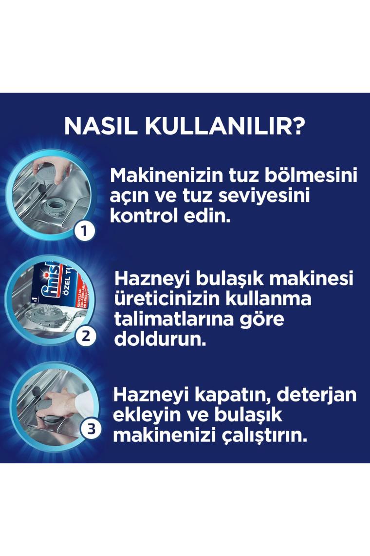 Bulaşık Makinesi  Tuzu  Kireç Kalıntılarına Karşı Koruyucu  2 x 1500 gr