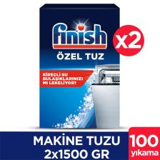 Bulaşık Makinesi  Tuzu  Kireç Kalıntılarına Karşı Koruyucu  2 x 1500 gr