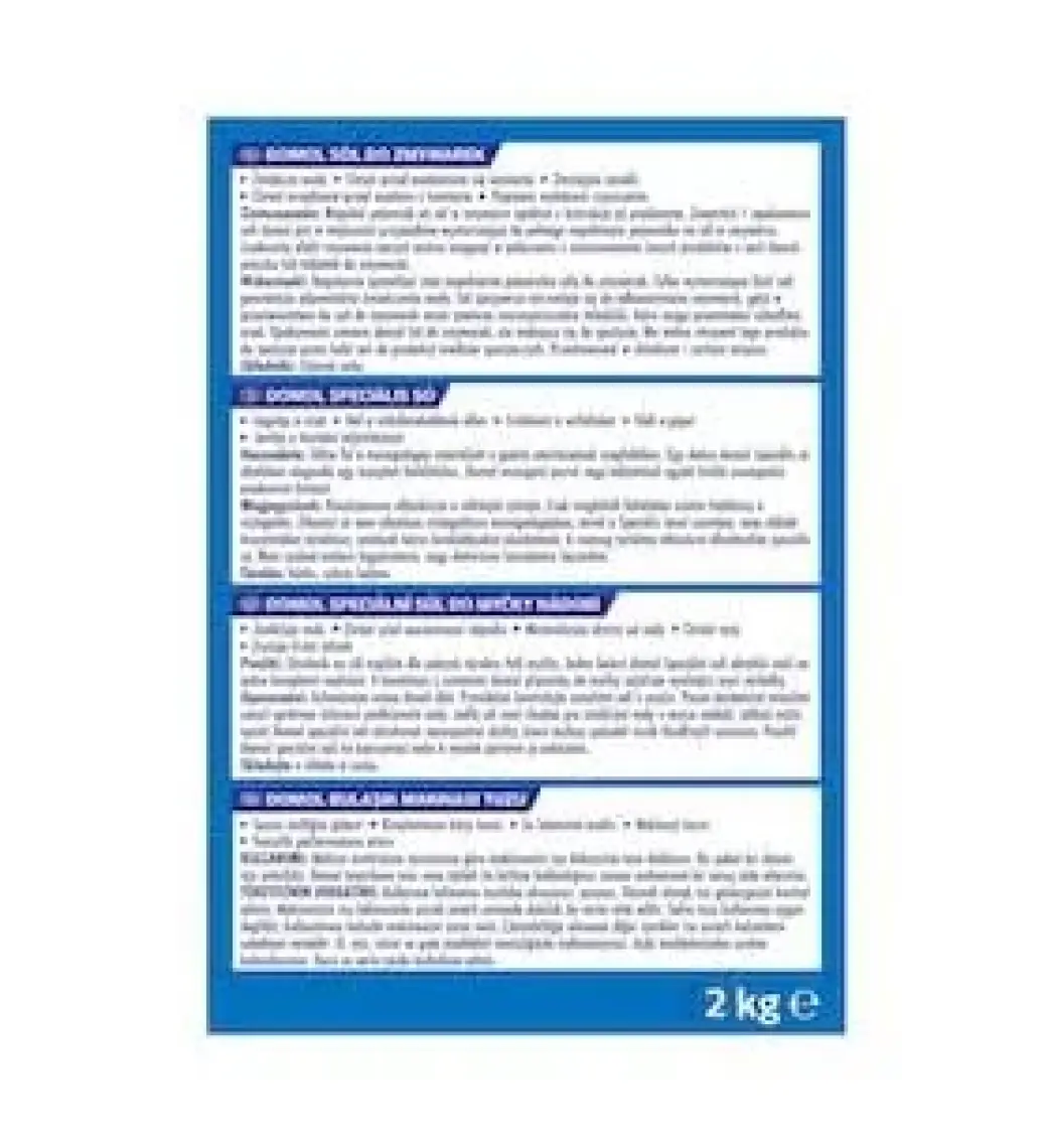 Domol Bulaşık Makinesi Tuzu 2000 gr