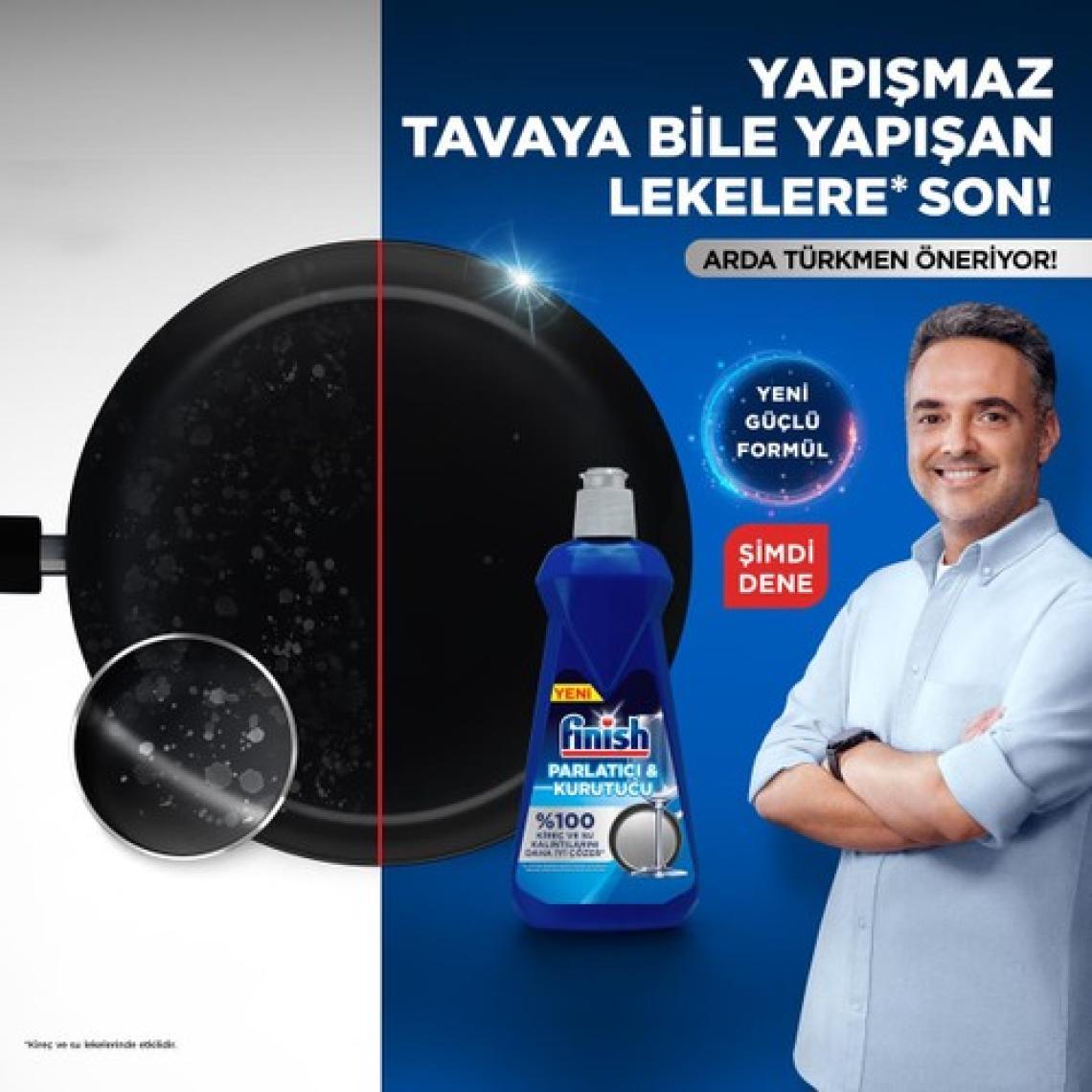Finish Bulaşık Makinesi Parlatıcısı 800 ml - İz Bırakmayan Ferah Koku ile Parlak Sonuçlar