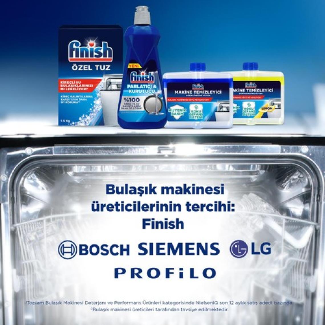Finish Bulaşık Makinesi Parlatıcısı 800 ml - İz Bırakmayan Ferah Koku ile Parlak Sonuçlar