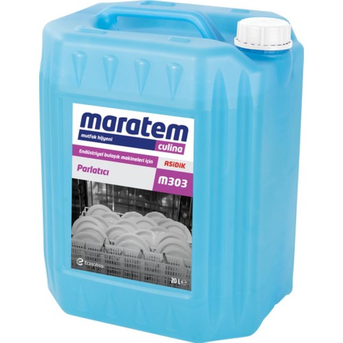 Maratem M303 Endüstriyel Bulaşık Makinaları için Parlatıcı 20lt