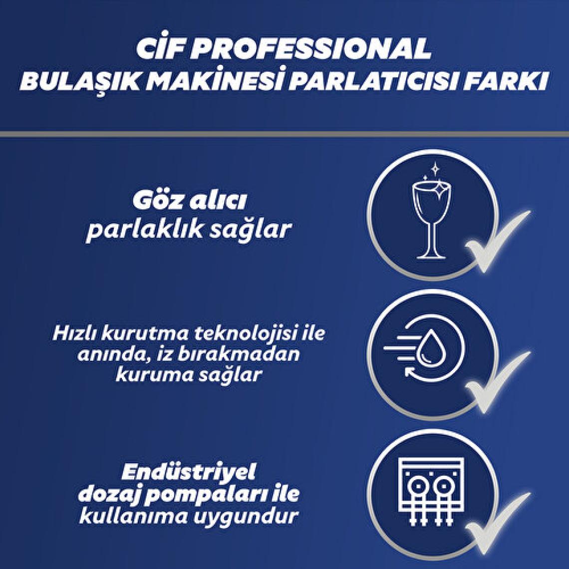 Cif U-pro Bulaşık Makinesi Parlatıcısı 10lt