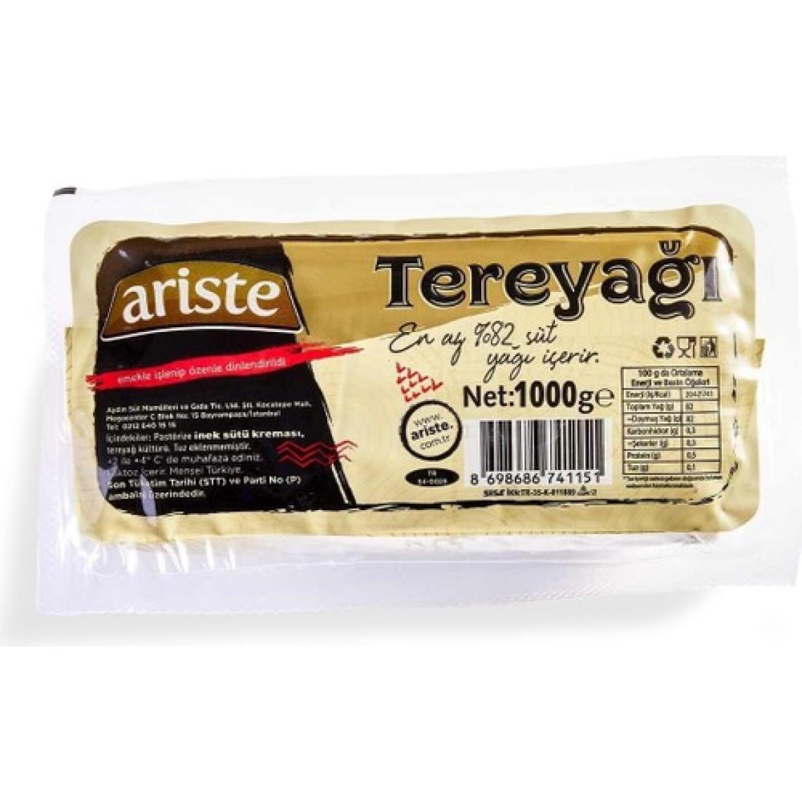 Ariste 3'lü Rulo Tereyağı 3000 gr (1000gr x 3)