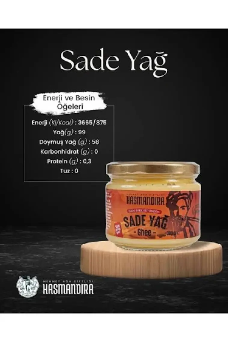 Hasmandıra Sade Yağ (Inek) 300 gr