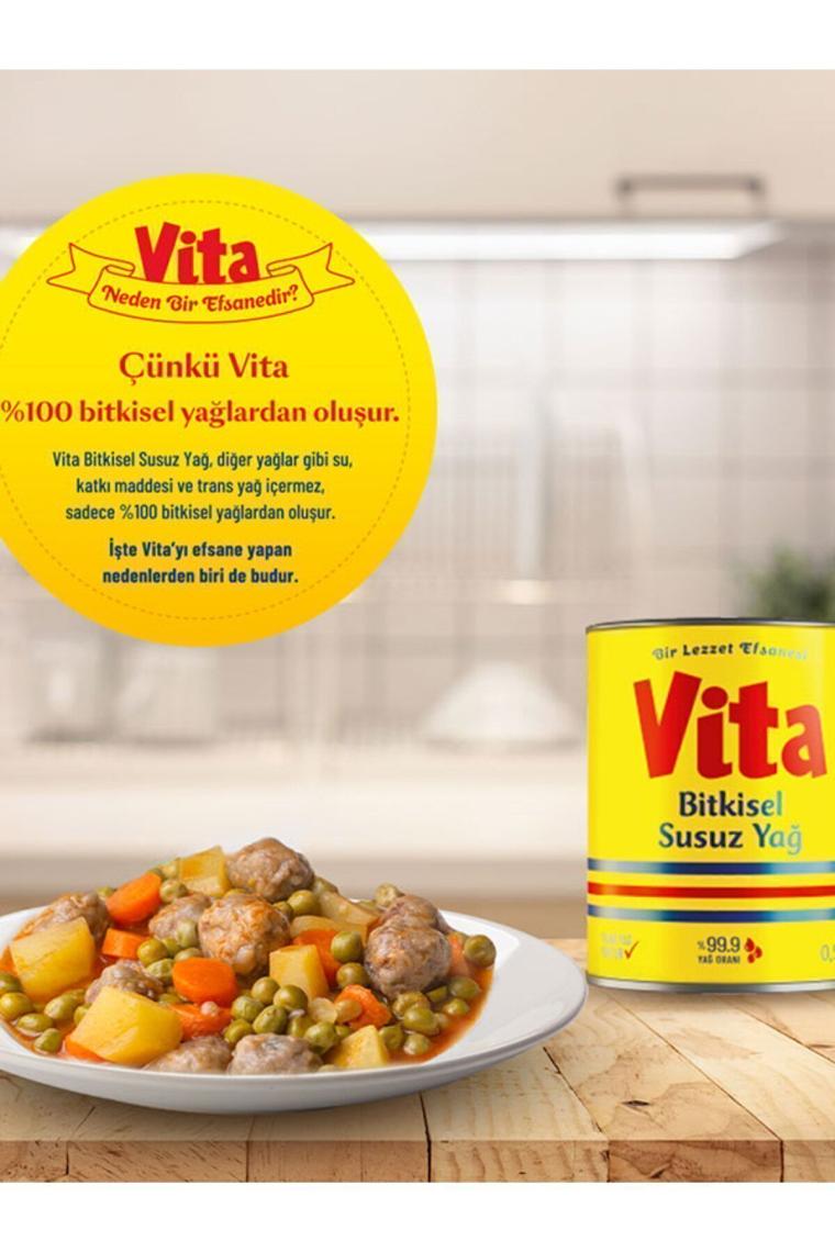 Vita Bitkisel Susuz Margarin 2 lt