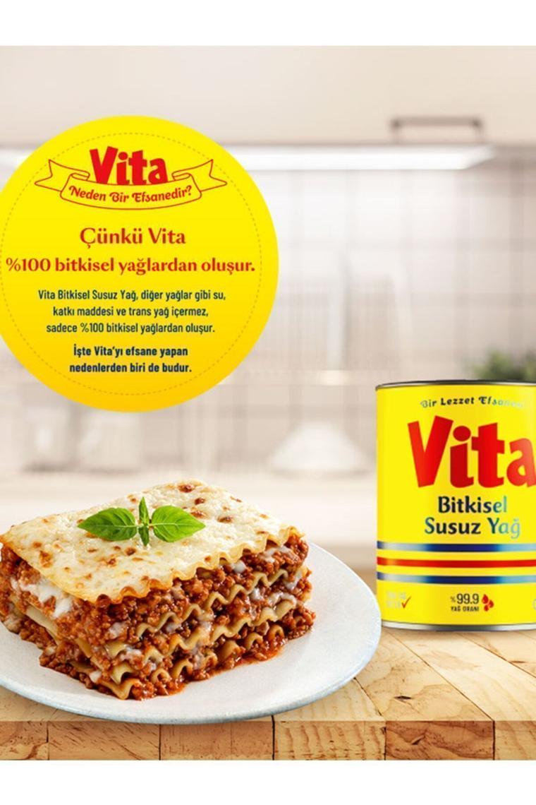 Vita Bitkisel Susuz Margarin 2 lt