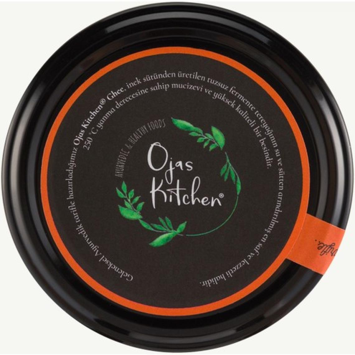 Ojas Kitchen Zerdeçallı Ghee (Sade Yağ) 225 gr - Laktozsuz Gdo' Suz Saf Yağ / Sadeyağ
