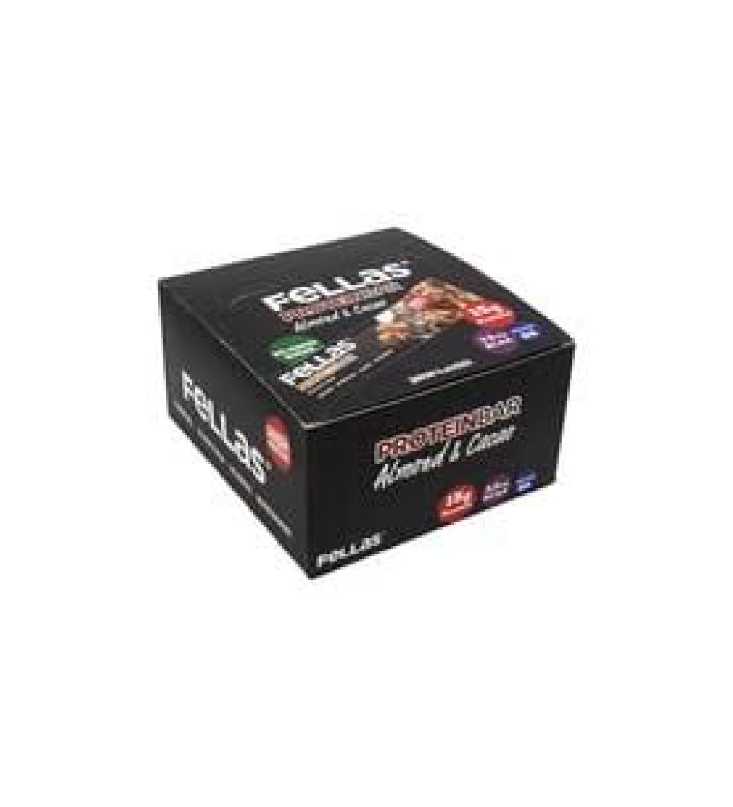 Fellas Bademli ve Kakaolu Yüksek Protein Bar 45 g x 12 Adet