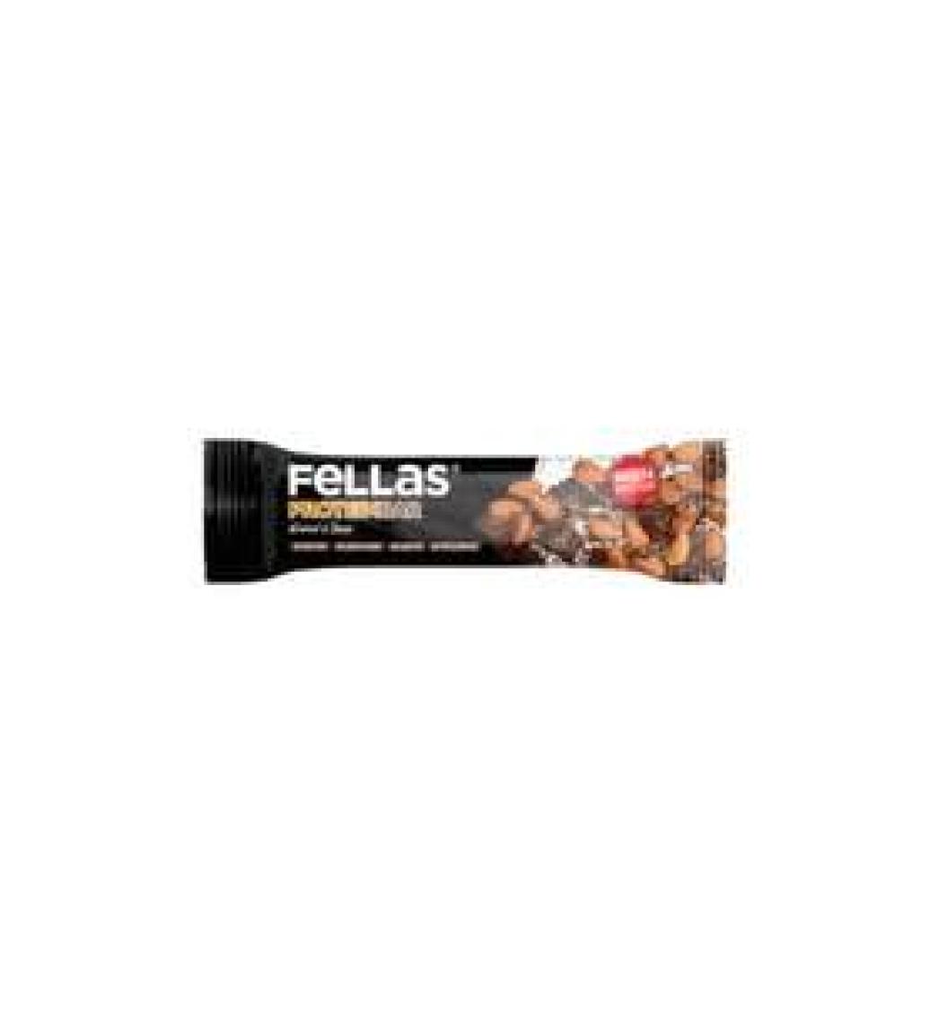 Fellas Bademli ve Kakaolu Yüksek Protein Bar 45 g x 12 Adet