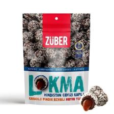 Lokma Hindistan Cevizi Kaplı Kakaolu Fındık Ezmeli Meyve Topu 96g X 6 Paket