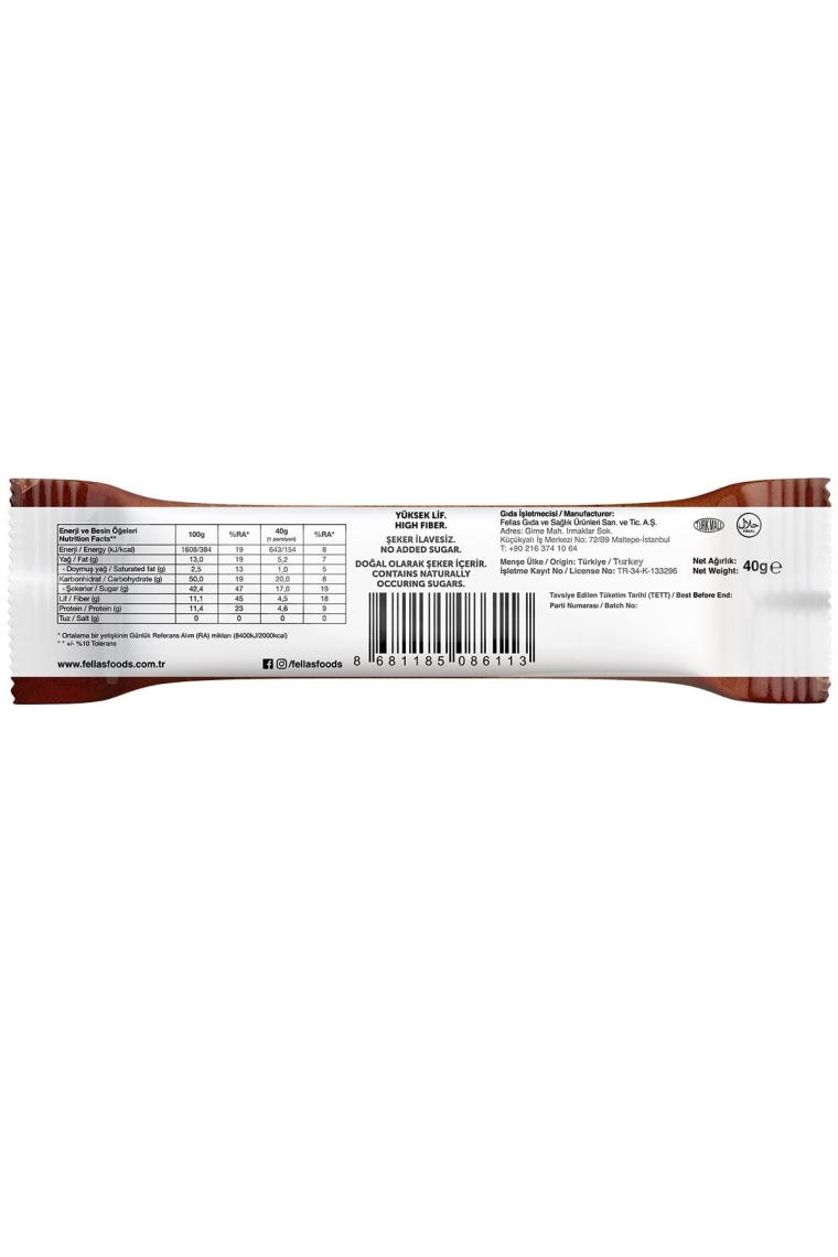 Meyve Bar - Karışık Kuruyemişli ve Kakaolu  40 gr x 12 Adet