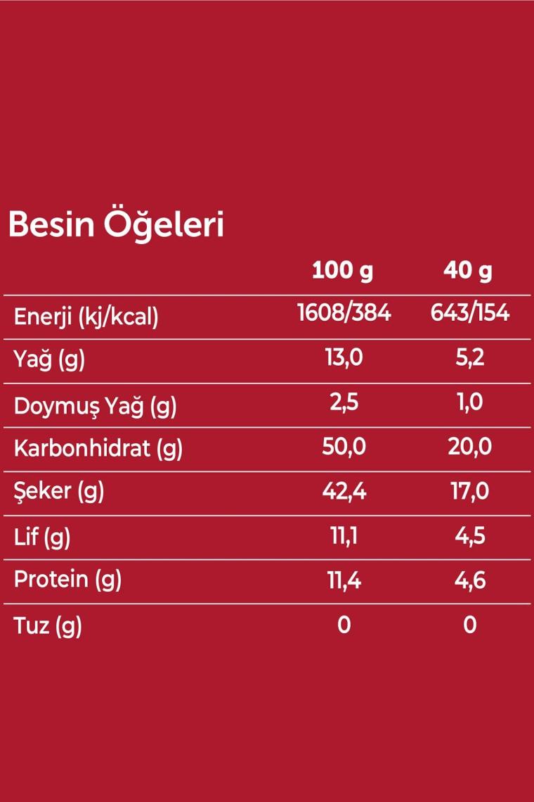Meyve Bar - Karışık Kuruyemişli ve Kakaolu  40 gr x 12 Adet