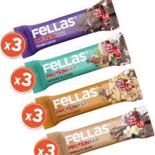 Fellas Protein Bar 32 gr Karma Kutu 12 Adet (4 Çeşit)