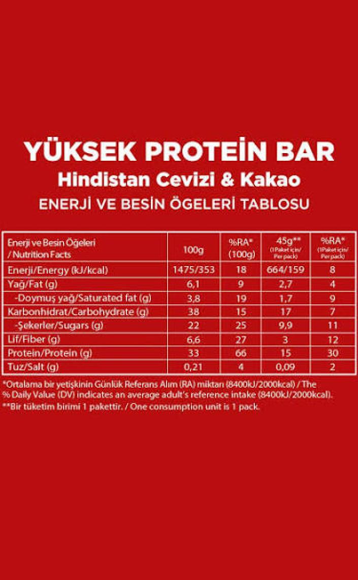 Fellas Yüksek Protein Bar 45 gr Karma Kutu 12 Adet ( 3 Çeşit)
