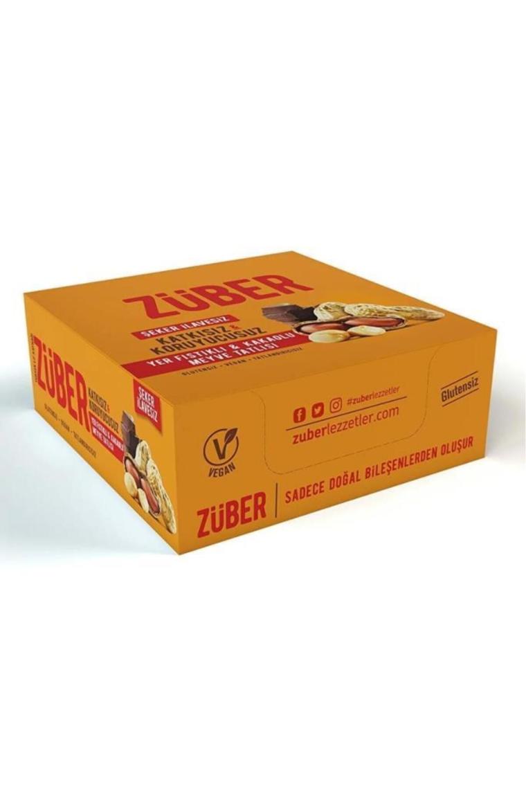 Züber Yer Fıstıklı & Kakaolu Meyveli Bar 12x40 gr