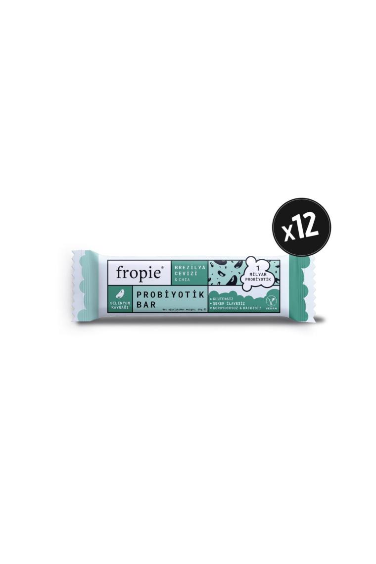 Probiyotik Meyve Barı - Brezilya Cevizi & Chia 35 gr X 12 Adet