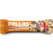 Fellas Yer Fıstıklı ve Kakaolu Yüksek Protein Bar 45 g x 12 Adet