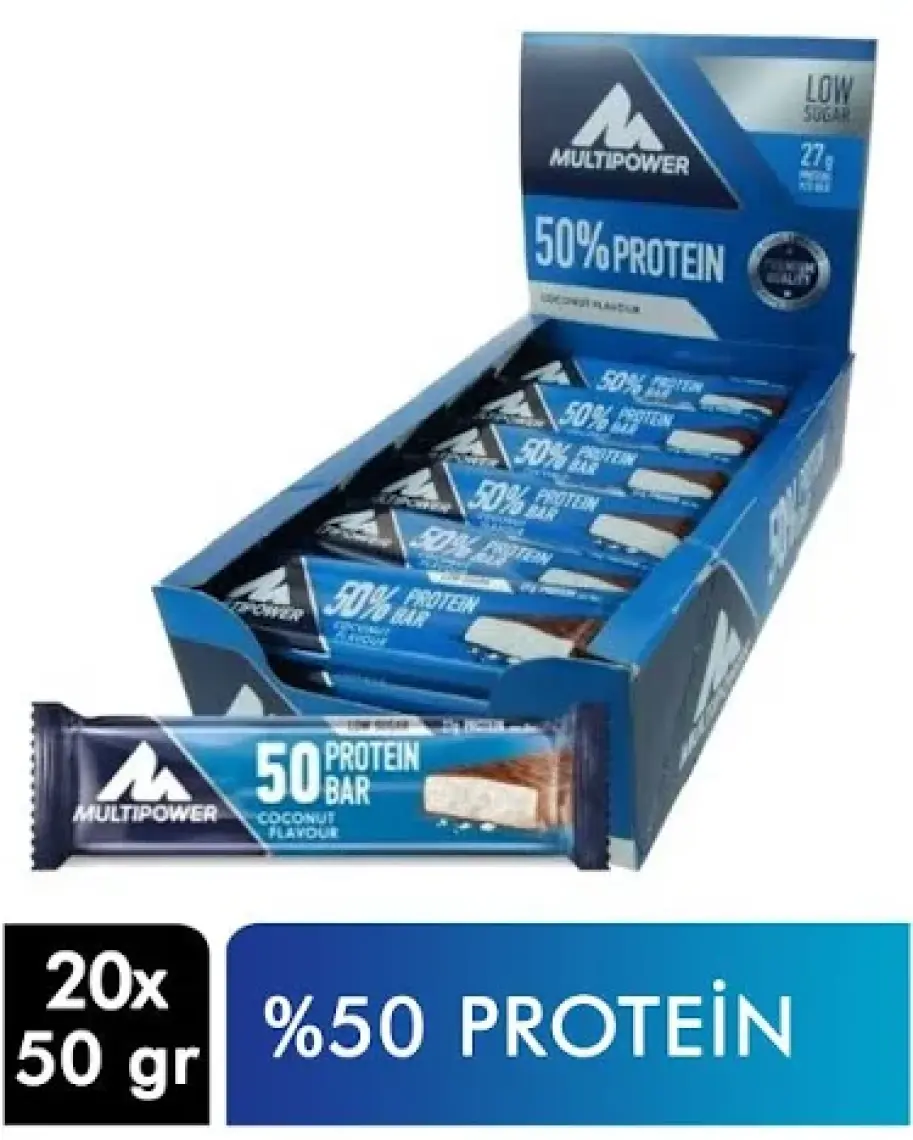 %50 Protein Bar 50 g -Hindistan Cevizi 4006643698778
