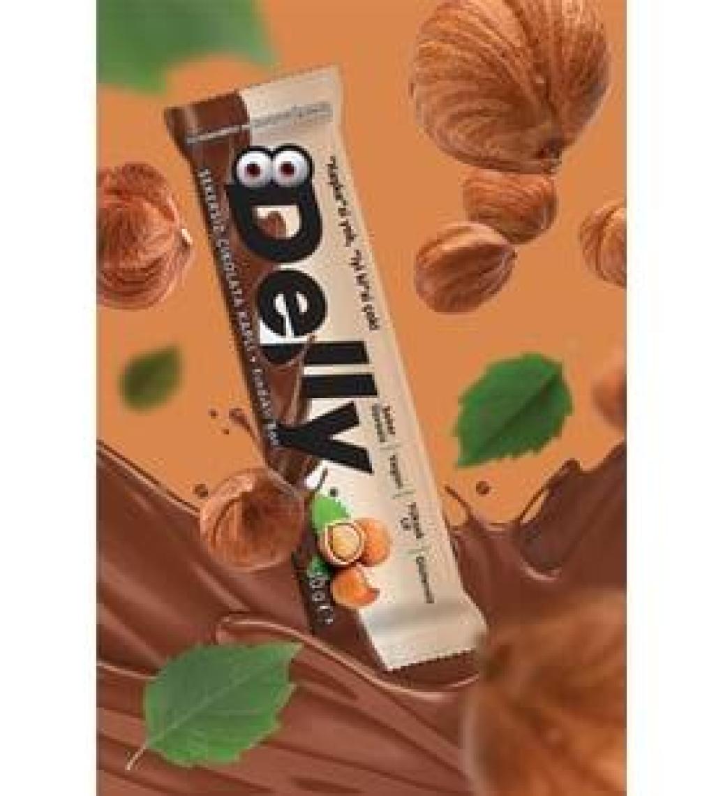 Delly Çikolata Kaplı - Fındıklı Meyveli Bar 35g X 12 Adet