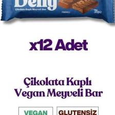 Delly Çikolata Kaplı - Fındıklı Meyveli Bar 35g X 12 Adet
