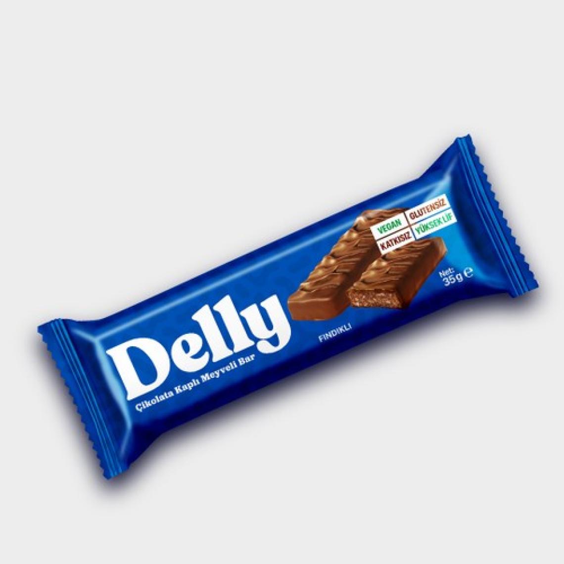 Delly Çikolata Kaplı - Meyveli Bar Karışık Kutu 35g X 12 Adet