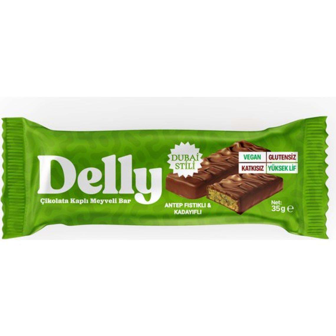 Delly Çikolata Kaplı - Meyveli Bar Karışık Kutu 35g X 12 Adet