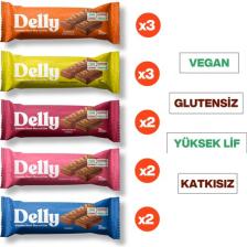 Delly Çikolata Kaplı - Meyveli Bar Karışık Kutu 35g X 12 Adet