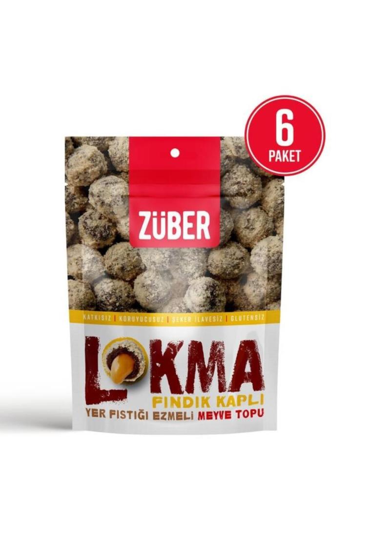 Lokma Fındık Kaplı 96g X 6 Adet