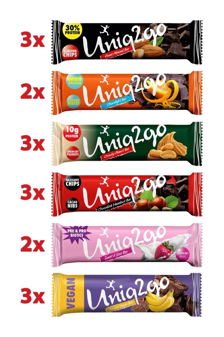 Uniq2go Midi Seri Protein Bar 16 Adet