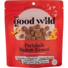 The Good Wild Glütensiz, İlave Şekersiz Portakallı Badem Ezmesi 55 gr