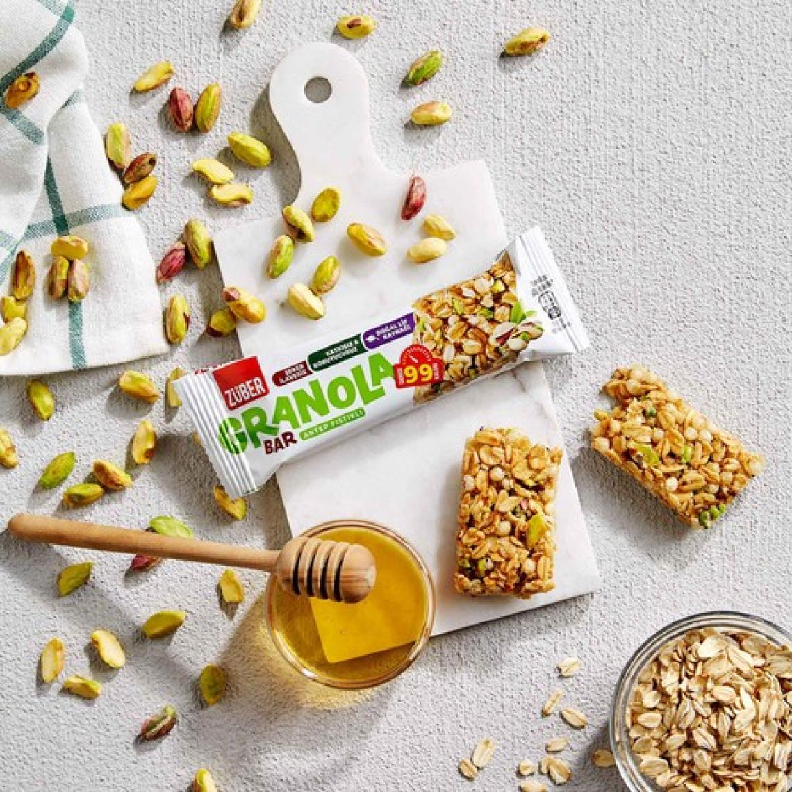Züber Antep Fıstıklı Granola Bar 15x25 gr
