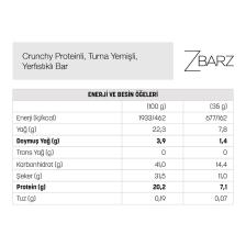 Crunchy Protein Bar Yer Fıstık - Turna Yemişi 35g (12 ADET)