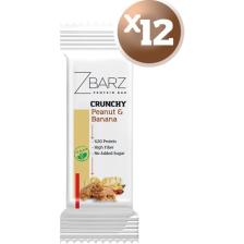 Zbarz Crunchy Protein Bar Yer Fıstık - Muz 35G (12 Adet)