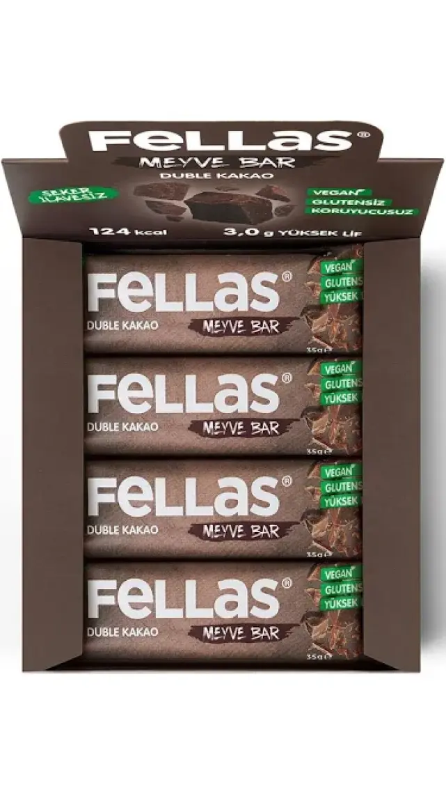 Meyve Bar - Duble Kakaolu 35g x 12 Adet
