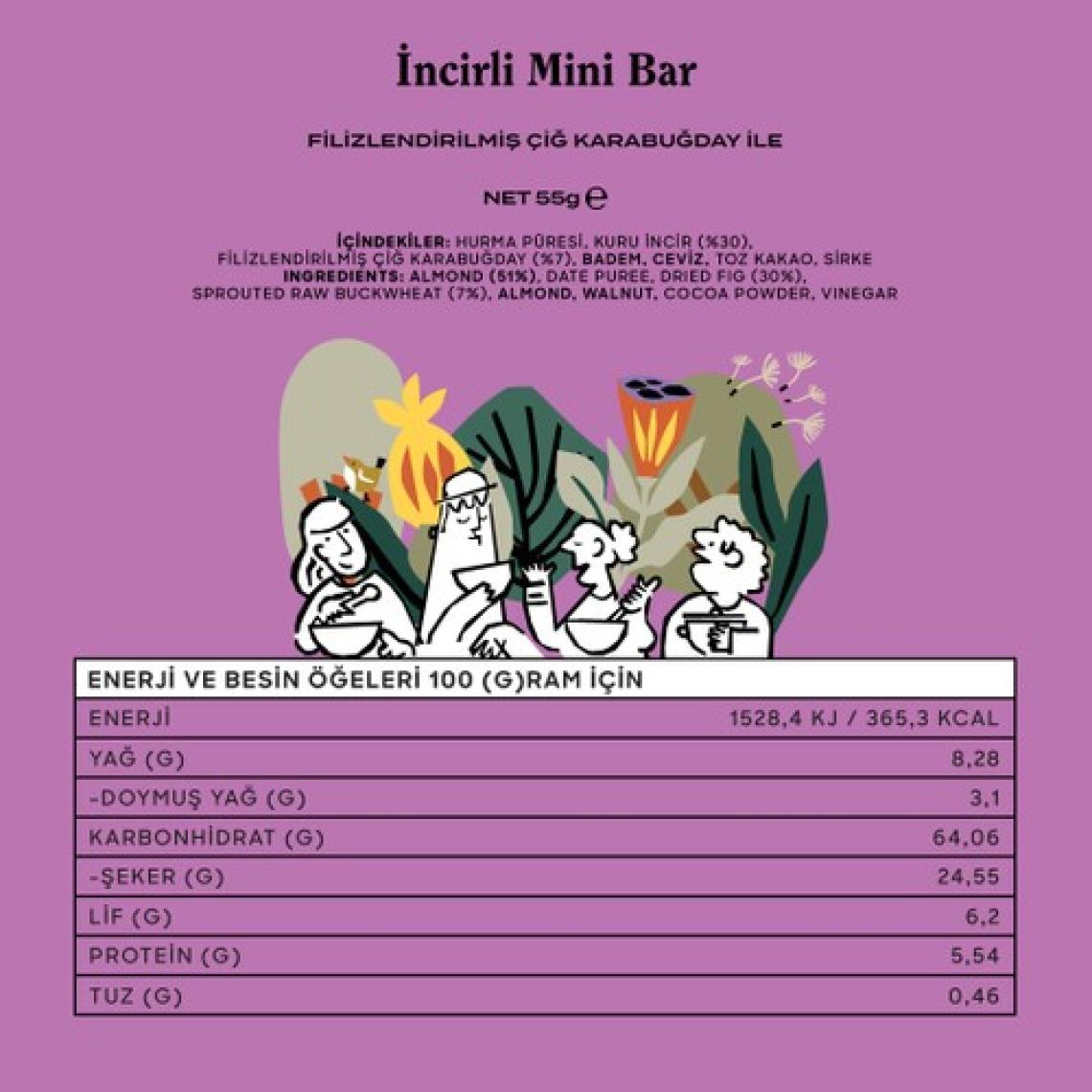The Good Wild Incirli Mini Bar 55 gr