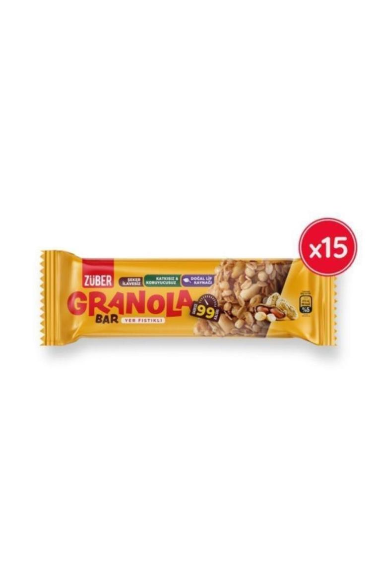Granola Bar Yer Fıstıklı 25g X 15 Adet