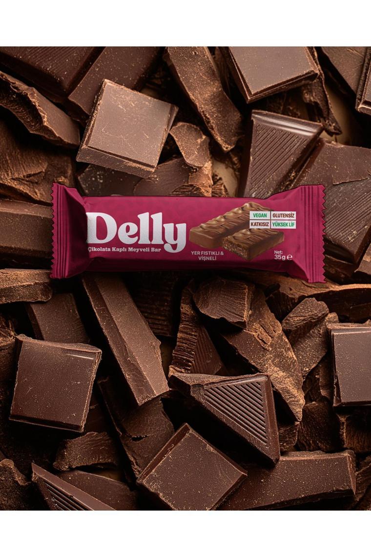 Çikolata Kaplı - Vegan Meyveli Bar - Karışık Kutu 35g X 12 Adet