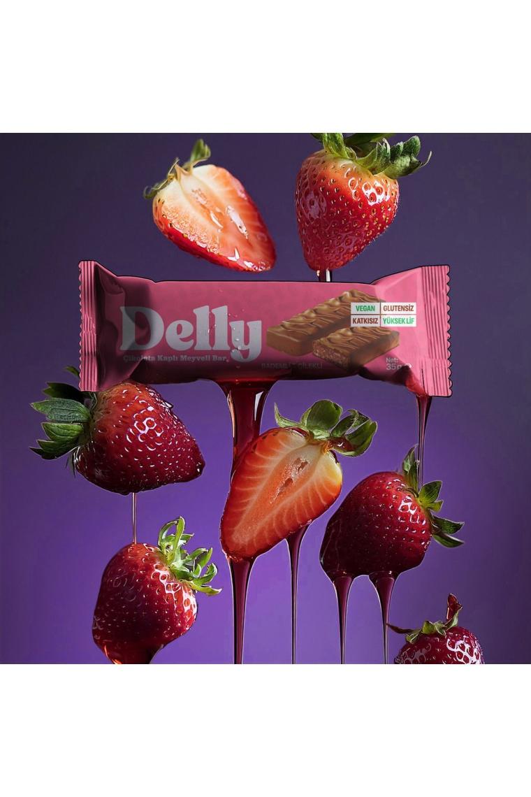 Çikolata Kaplı - Vegan Meyveli Bar - Karışık Kutu 35g X 12 Adet