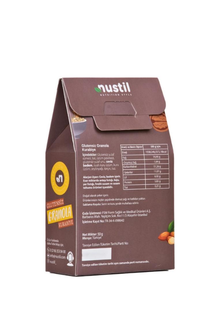 Glutensiz Granola Kurabiye 50 gr