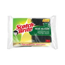 Scotch Brite Yeşil Oluklu Sünger 1+1