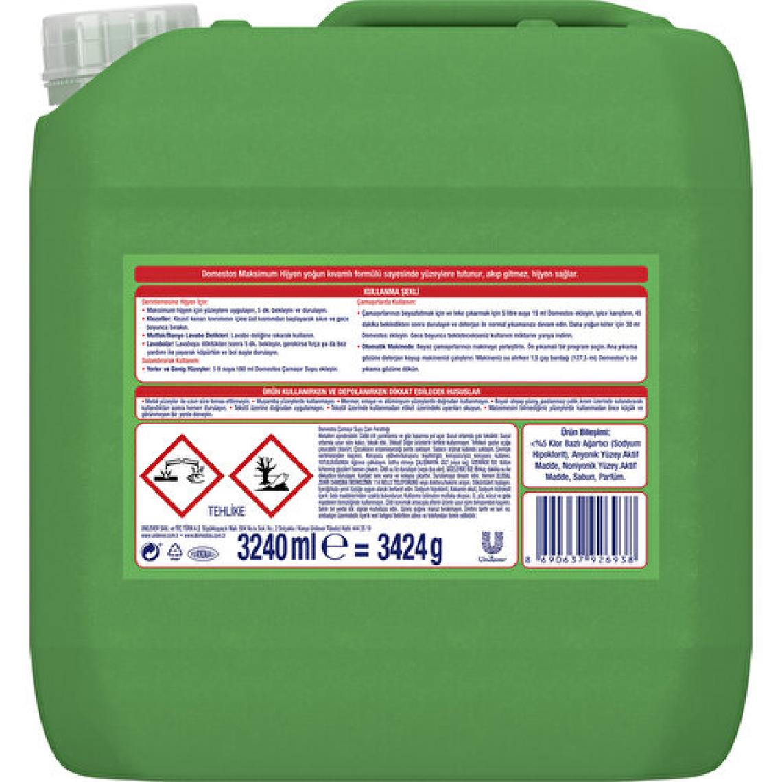 Domestos Dağ Esintisi Çamaşır Suyu 3.5 kg/3.24 lt