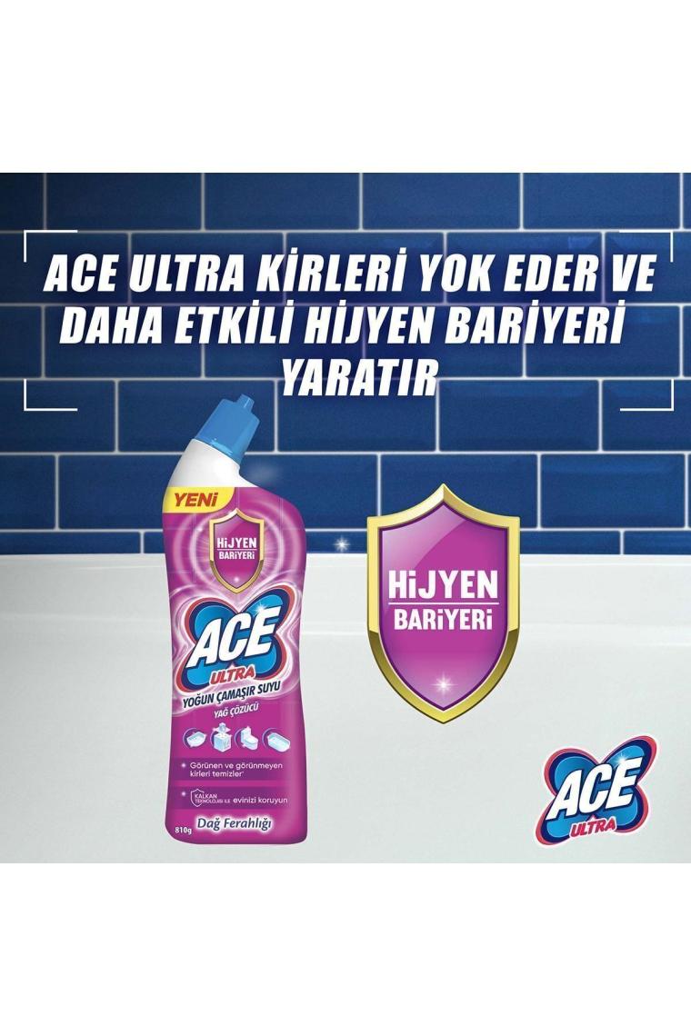 Ultra Yoğun Kıvamlı Çamaşır Suyu Dağ Tazeliği 810g X6