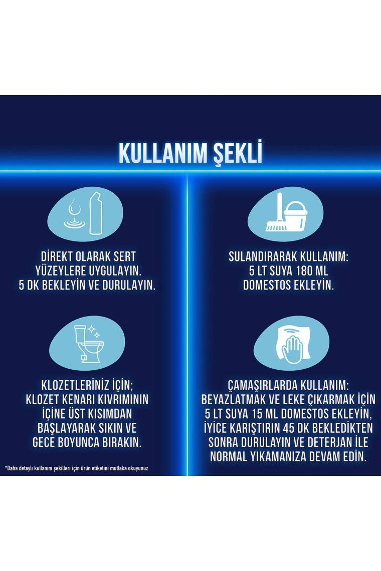Çamaşır Suyu Yoğun Kıvamlı Okaliptus Ferahlığı 750 ml 6 Adet