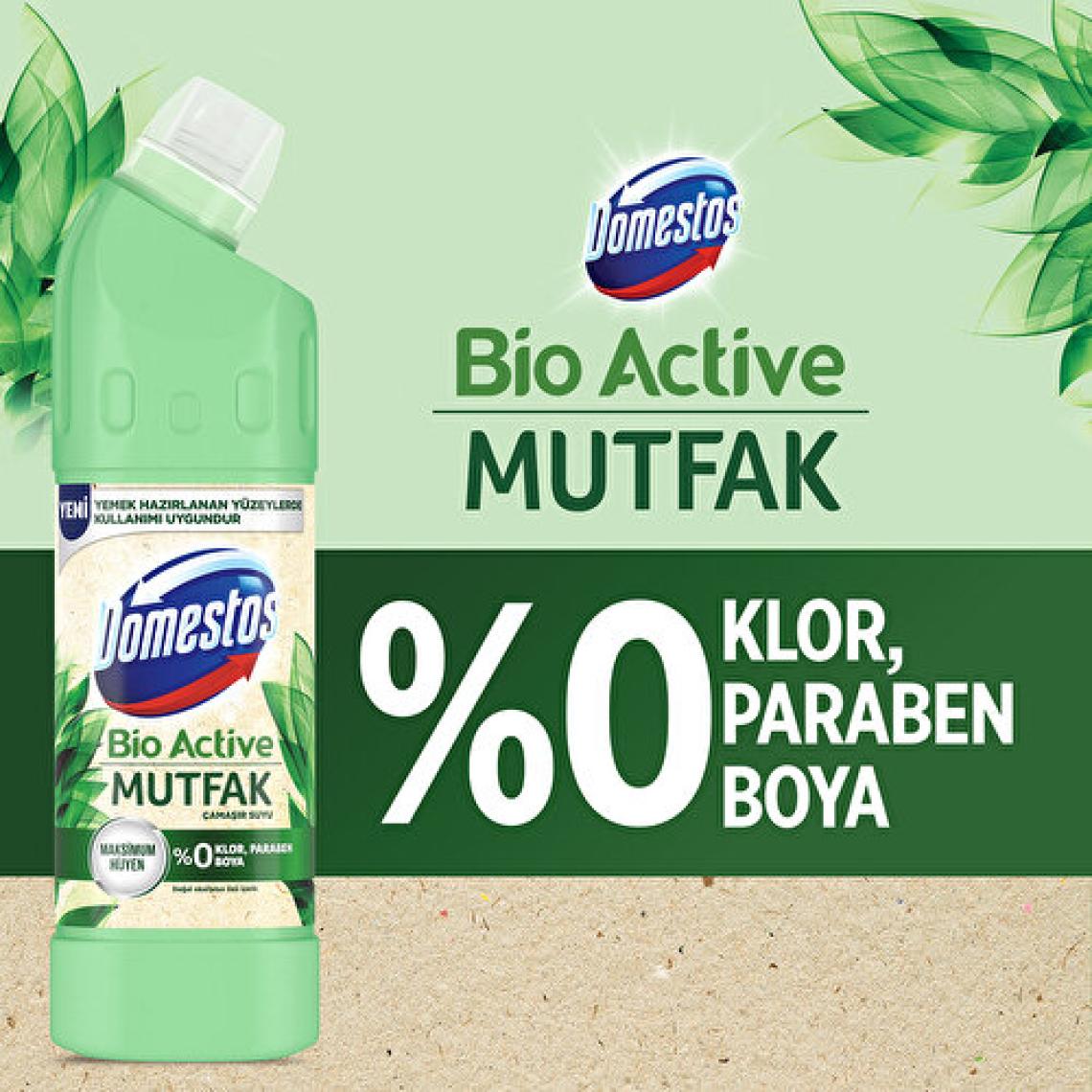 Domestos Bio Active Çamaşır Suyu Mutfak Maksimum Hijyen 750 ml